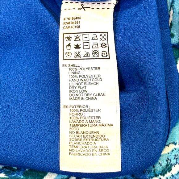 Forever 21 Sleeveless Racerback High Low Maxi Dress Size Large Blue Green NWT - Picture 7 of 10